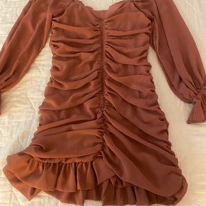 NWT Blush Colored BodyCon Dress - Large